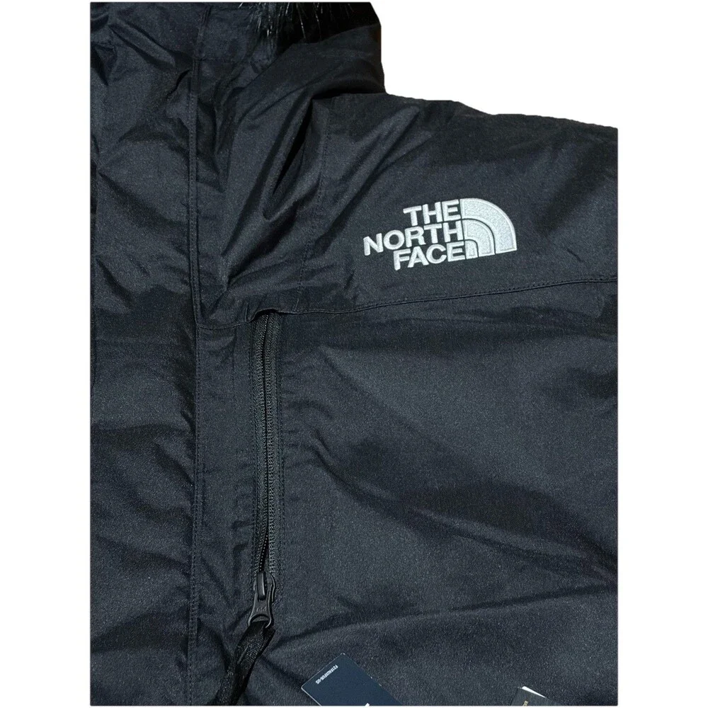 The North Face Bedford Black Down Parka Winter Hooded Jacket Coat Mens XL NEW